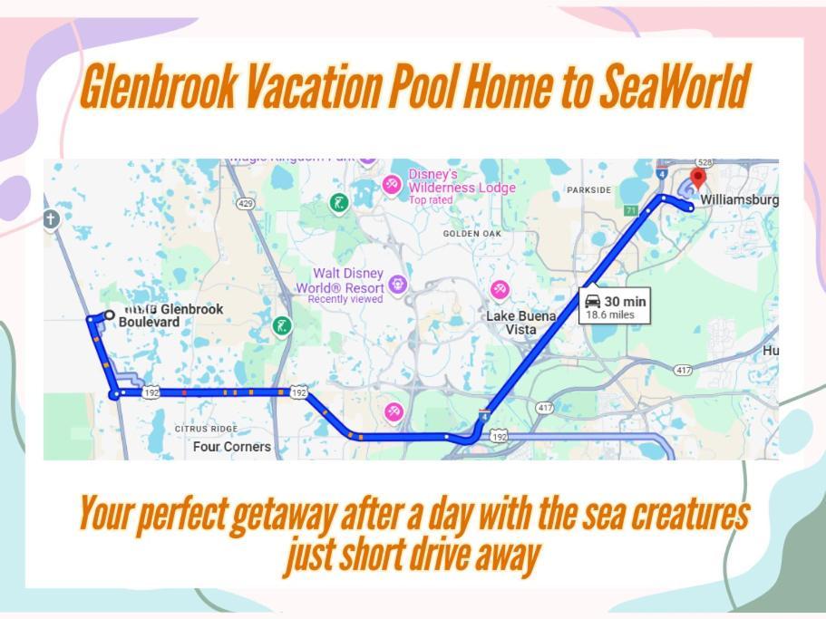 Glenbrook Vacation Poolspa Home Орландо Экстерьер фото